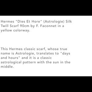 Hermes scarf
